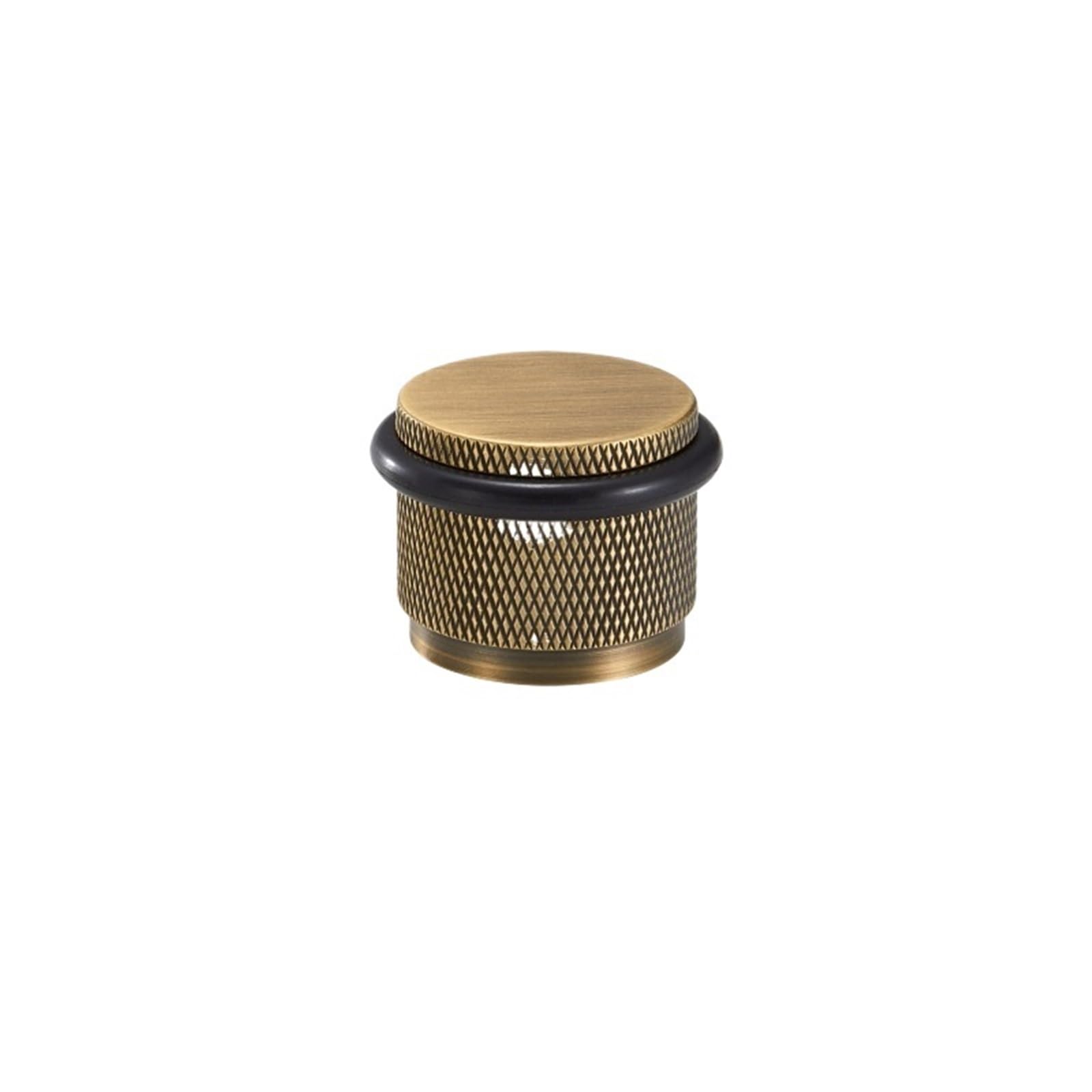 Door Stop Brass Stable Knurled Door Stopper Gates Knob Adjustable 3cm Height Suitable for Installing Wooden and Cement Flooring(Color 02)
