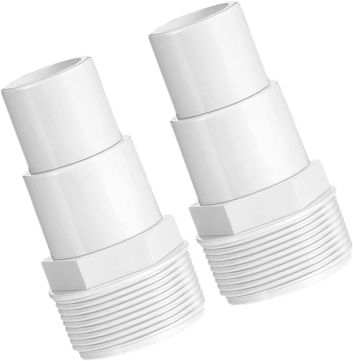 BESPORTBLE 10pcs Pool Pump Adapter Plastic Connector for Swimming Pool Filter Accessories Easy to Install and Leak Replacement