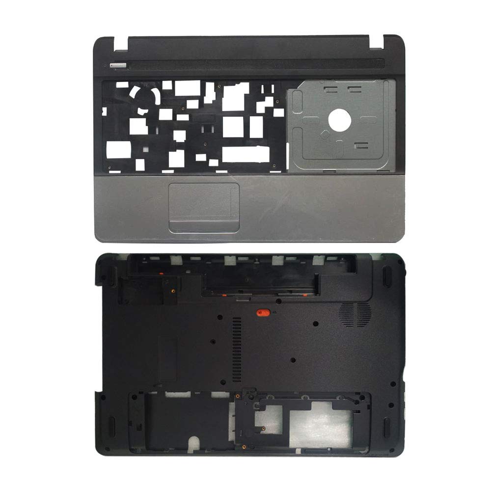 YUHUAI Laptop Replacement Palmrest Upper Without TouchPad Compatible for Acer Aspire Q5WPH Q5WT6 E1-521 E1-531 E1-571 E1-571G E1-531G and Bottom Base Cover Case