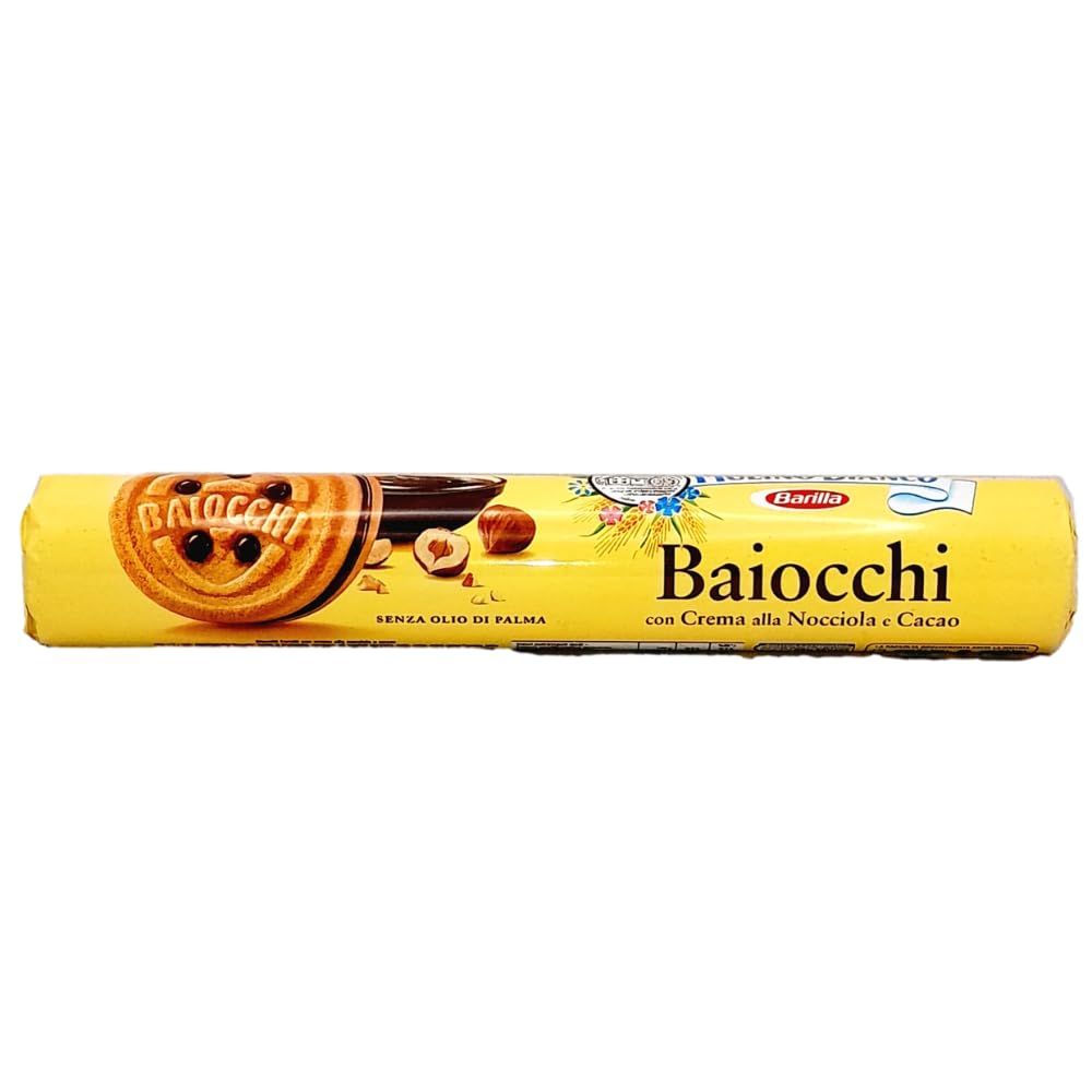 Italian Gourmet Bundle Haselnuss Kekse 6x 168g + Italian Gourmet Polpa Gratis – Italienische Baiocchi Kekse mit Haselnuss-Kakao-Creme, Gebäck für Kaffee, Frühstück, Dessert & Vorrat 1,008kg