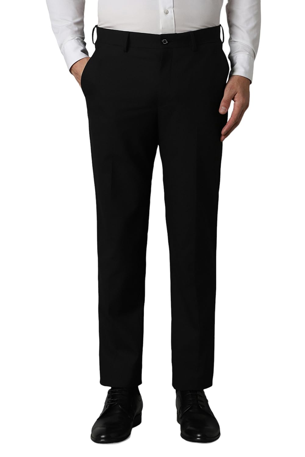 louis philippe Men's Slim Fit Mid Rise Pants-picture-55