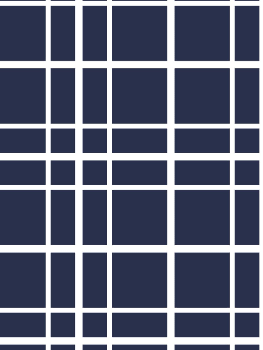 Journal Notebook by Meredith Leigh Moore (hard cover navy squares and white lined cover): Classic ruled pages to track your dreams