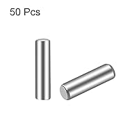 Vista 46 de uxcell 3 x 20mm(Approx 1/8") Dowel Pin 304 Stainless Steel Wood Bunk Bed Dowel Pins Shelf Pegs Support Shelves 50Pcs