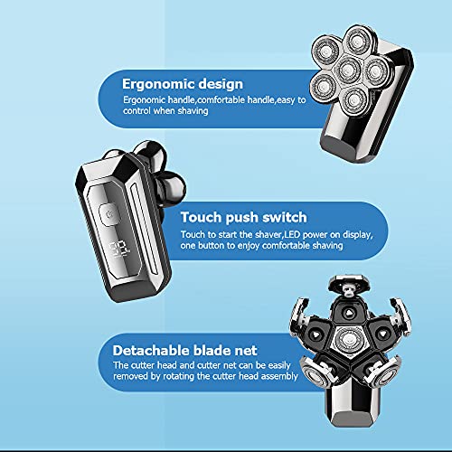 Rasoio Elettrico Barba Uomo, Rasoio Testa Calva 5