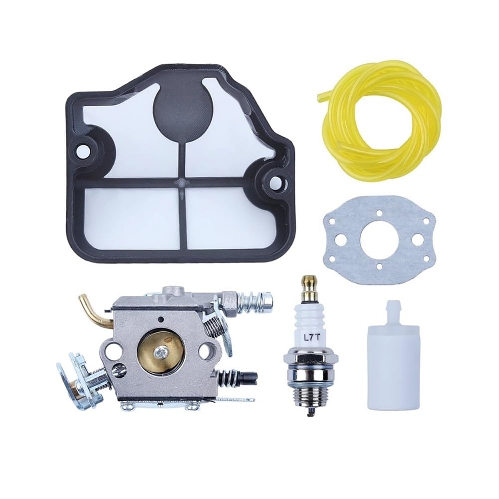 Kit de bujías de línea de Combustible de Filtro de Aire de carburador for Motosierra 136 137 141 142 41 36 reemplazar Piezas de reconstrucción