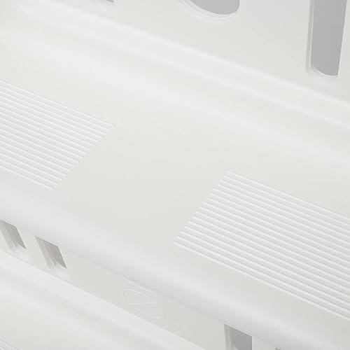 Miniatura 6 de Vinyl Works Sistema de entrada de escalera ajustable de lujo de 24 pulgadas para piscinas sobre el suelo con 2 rieles y superficie antideslizante,