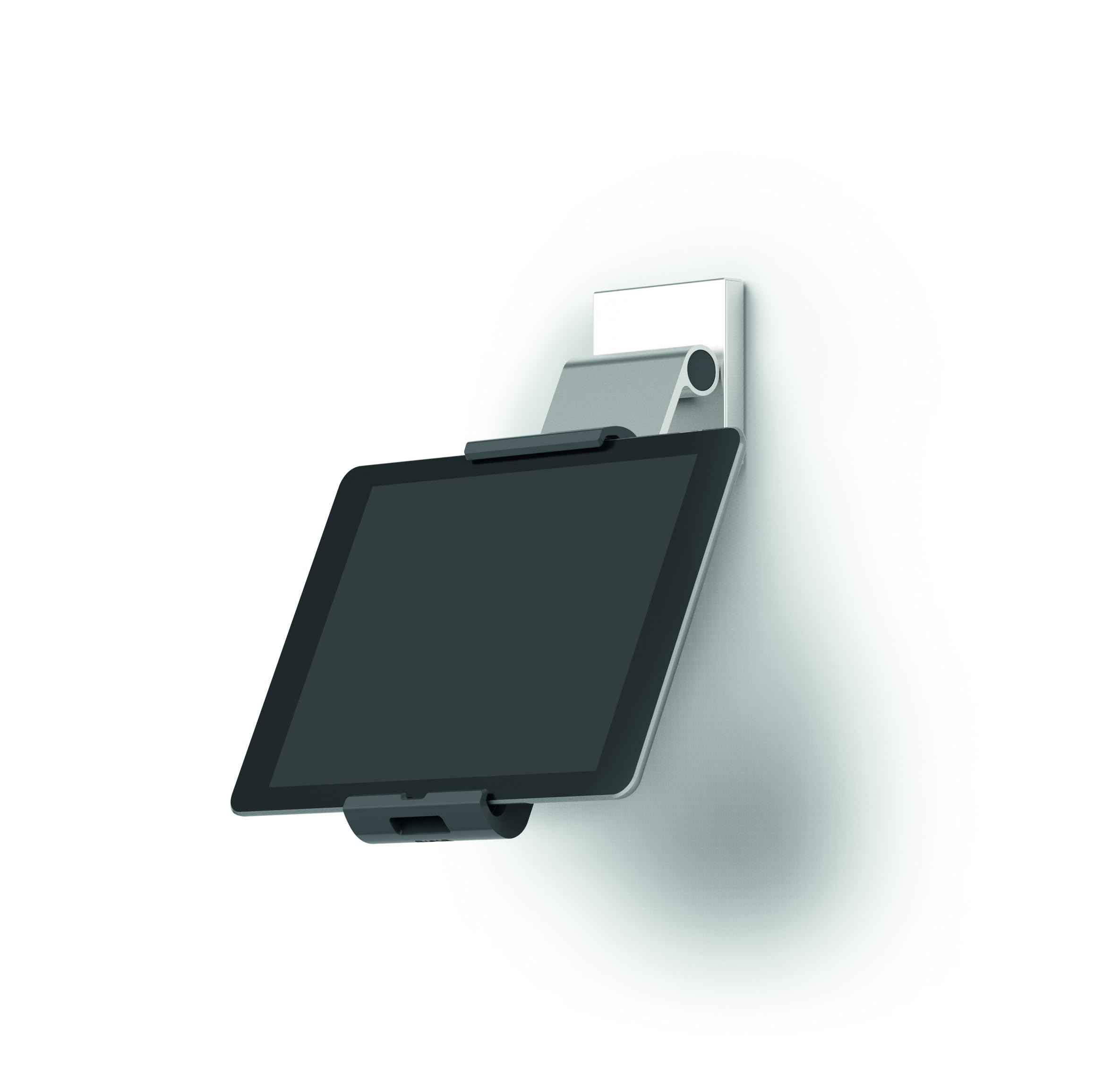 Durable Silver Aluminium Tablet Holder Ipad Wall Arm Mount | Lockable & Rotatable