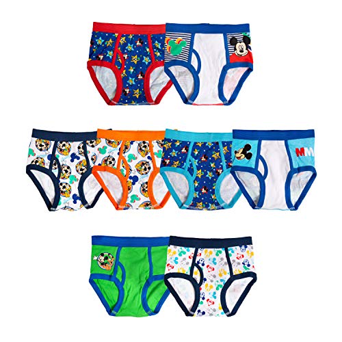 Disney Boys Mouse Underwear Multipacks, Mickey 8pk, 6