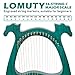 LOMUTY Lyre Harp 16 Metal String with Tuning Wrench Harp Instruments, Lyre Harp is Good Choice for Music Lovers, Beginners and Friends
