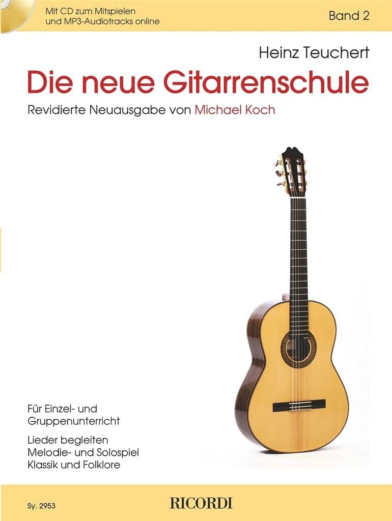Die neue Gitarrenschule Band 2. Enthält Online-Audio: Übungs-CD zum Mitspielen