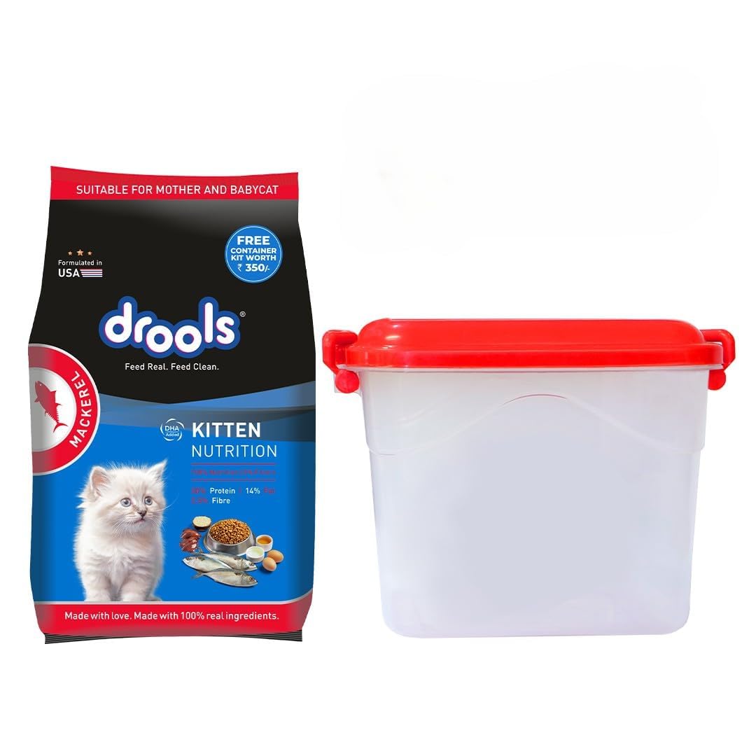Drools Kitten Dry Cat Food, Mackerel, 1 kg - Image 1