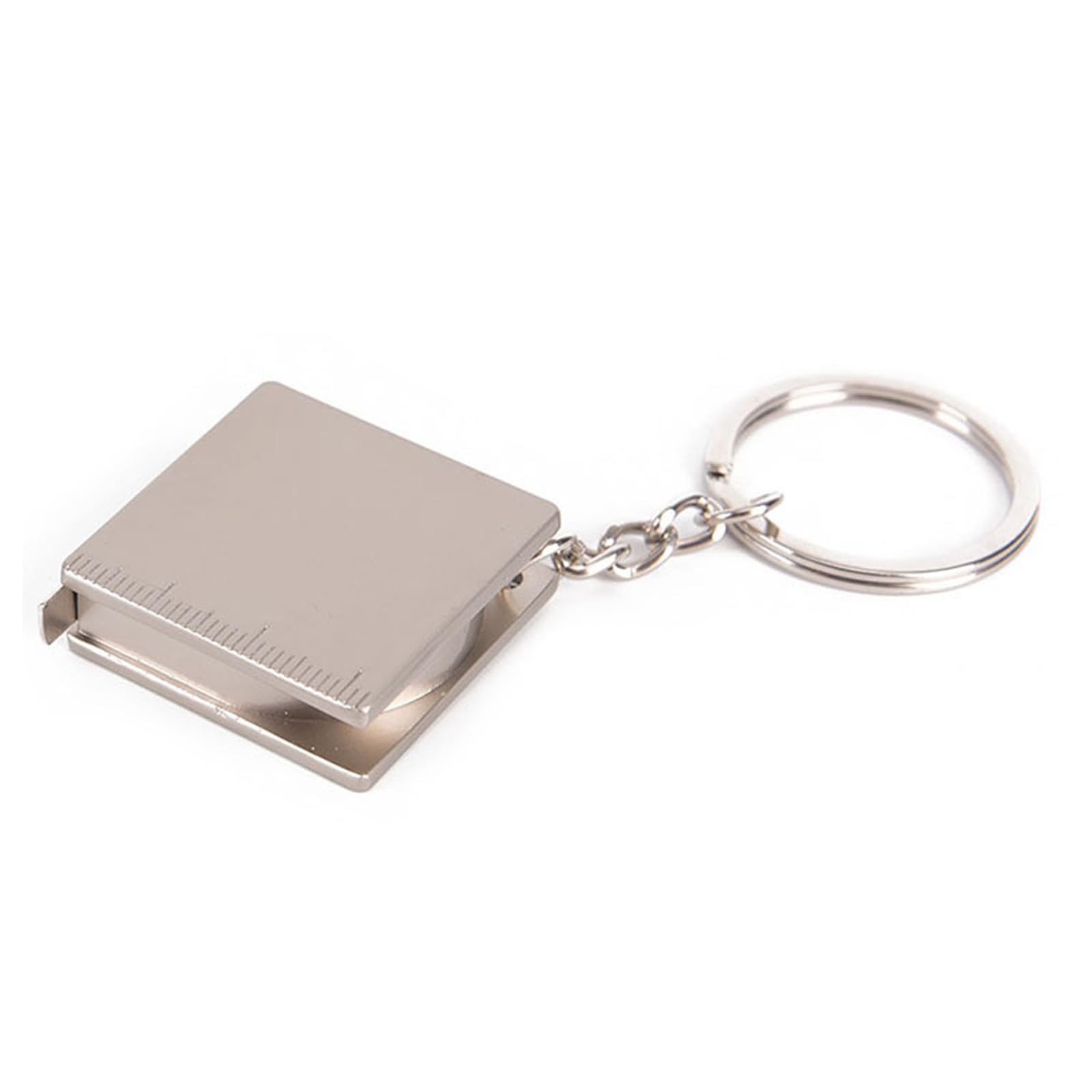 Tsophreniq 1M Pull Ruler With Clear Markings And Keychain For Everyday Measurements Compact Measuring Tool
