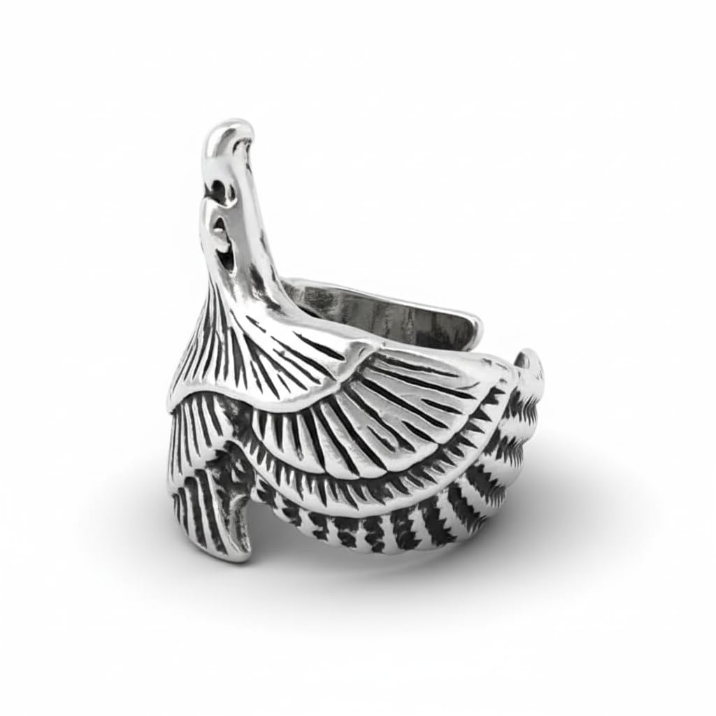 Adjustable Vintage Ring for Men, American trending Style - Funky, Punk Gothic Rings for Men & Boy