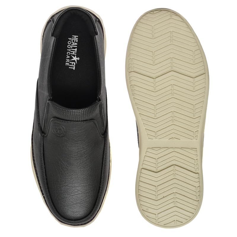 Image of HEALTH FIT Super Comfortable & Breathable Soft Sole Ultra-Lightweight Shoes Everyday Stylish & Durable Classic Design Shoe for Men's 1732