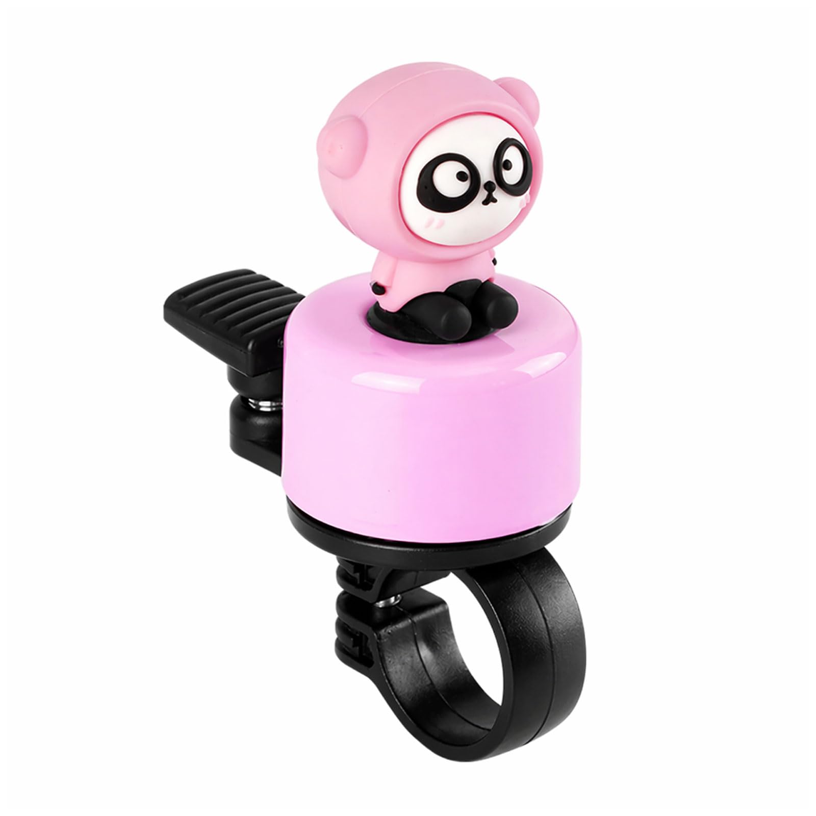Sukizifa Kids Bike Bell, Cute 3D Panda Bicycle Bell for Children, Loud Sound Bike Horn, Pink Handlebar Bell for Tricycles, Scooters, and Bicycles - Fun and Functional