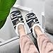 ALAZA Otter Animal Print House Fleece Slippers Comfy Bedroom Shoes Anti-Slip for Women US 7-8