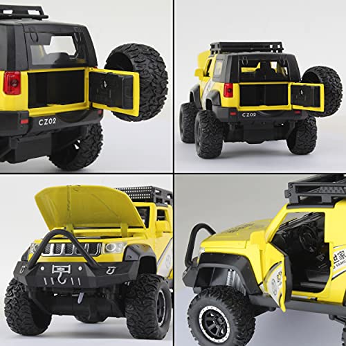 Image of Magicwand 1:32 Scale Die-Cast Metal BAIC Jeeep Cross-Country【Colors as Per Stock】 with Openable Doors & Pull Back Action【Pack of 1】