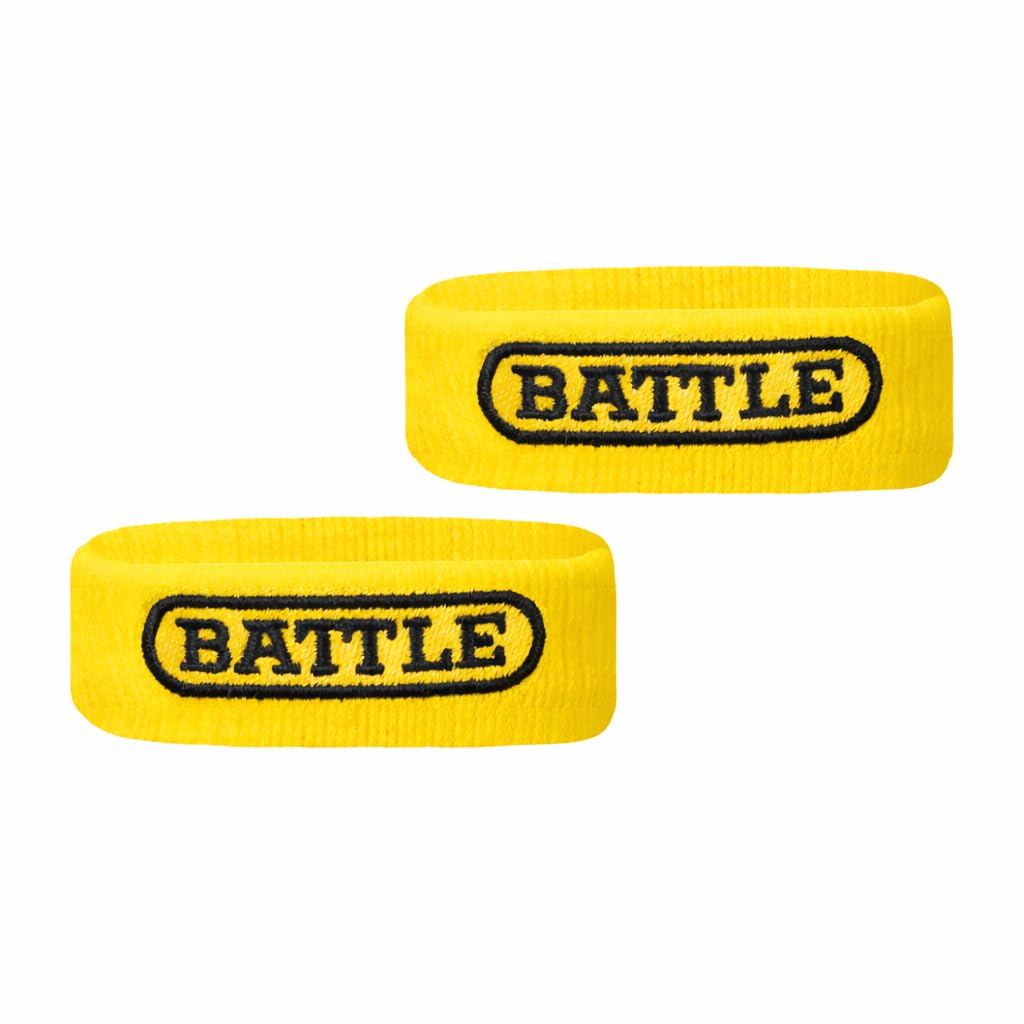 Battle Football Armbands - High-Performance Bands for Football Athletes - Includes 2 Bicep Bands - Ultra-Soft Material to Wick Away Sweat and Keep Hands Dry and Comfortable - Machine Washable