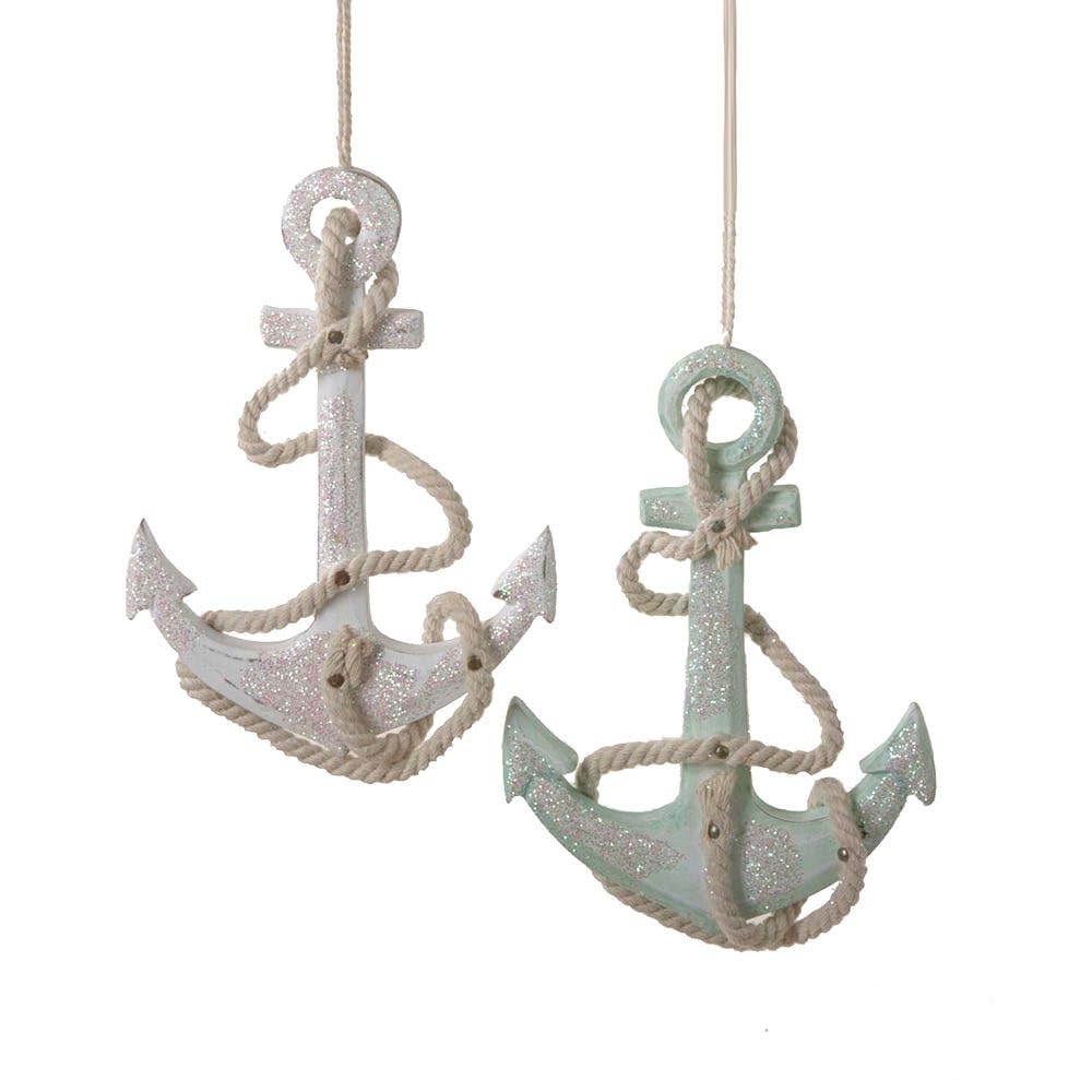 Anchor Ornaments, 2 Assorted