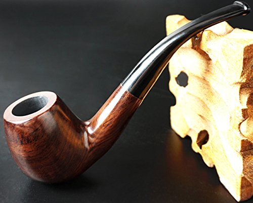 lifevv Tobacco Pipe Ebony Wooden Smoking Pipe with Accessories and Gift Package - Thumbnail 5