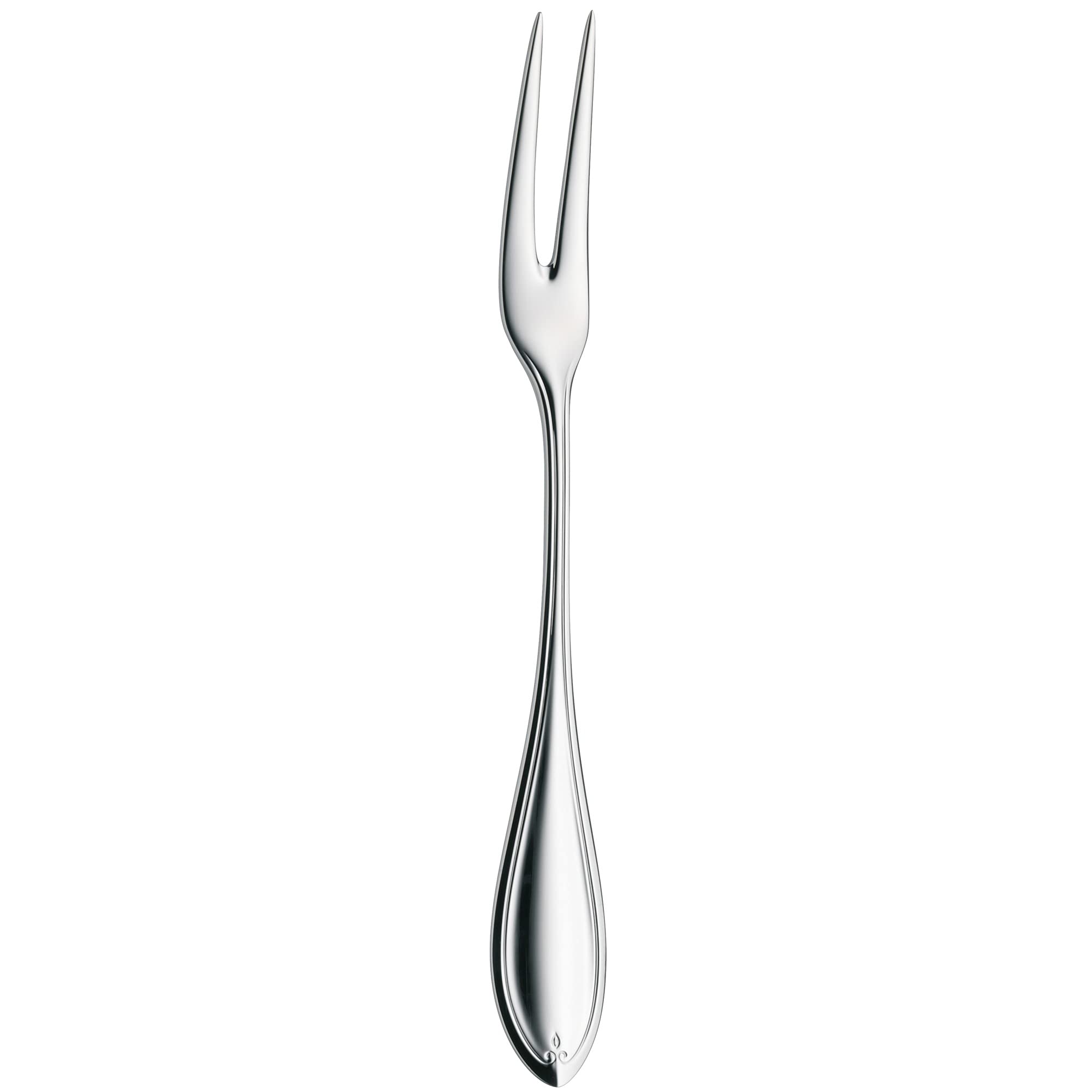 WMF Premiere widelec do serwowania 19,2 cm, widelec do krojenia i krojenia Cromargan protect, polerowana stal nierdzewna, odporna na zarysowania, nadaje się do mycia w zmywarce