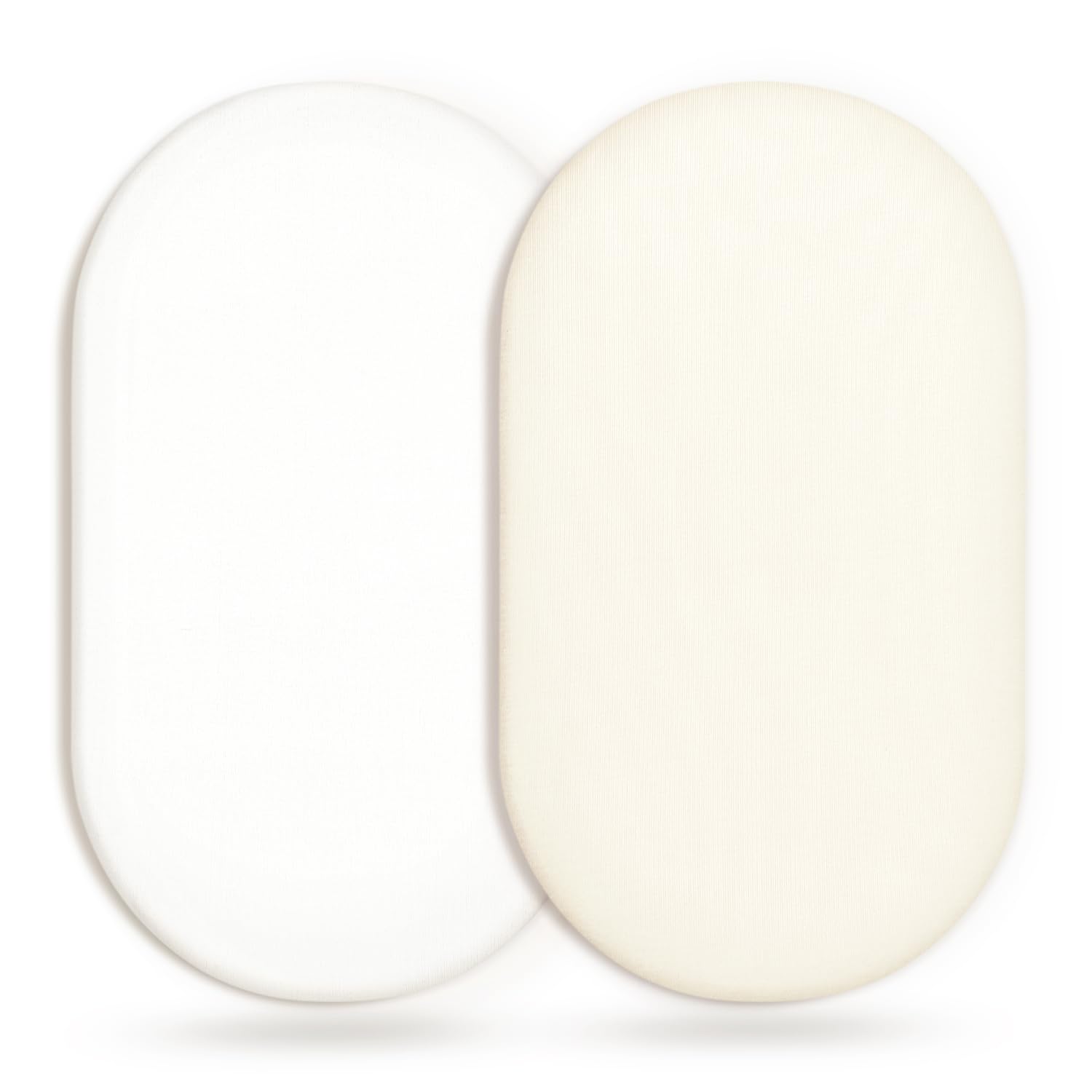 Grssder Stretchy Ultra Soft Fitted Bassinet Sheet Pack Universal