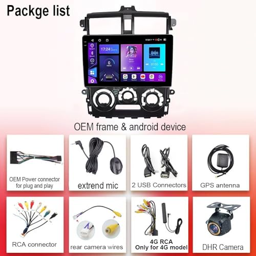 Estéreo de automóvil con manos libres Bluetooth y Mirror Link para Colt Plus 7