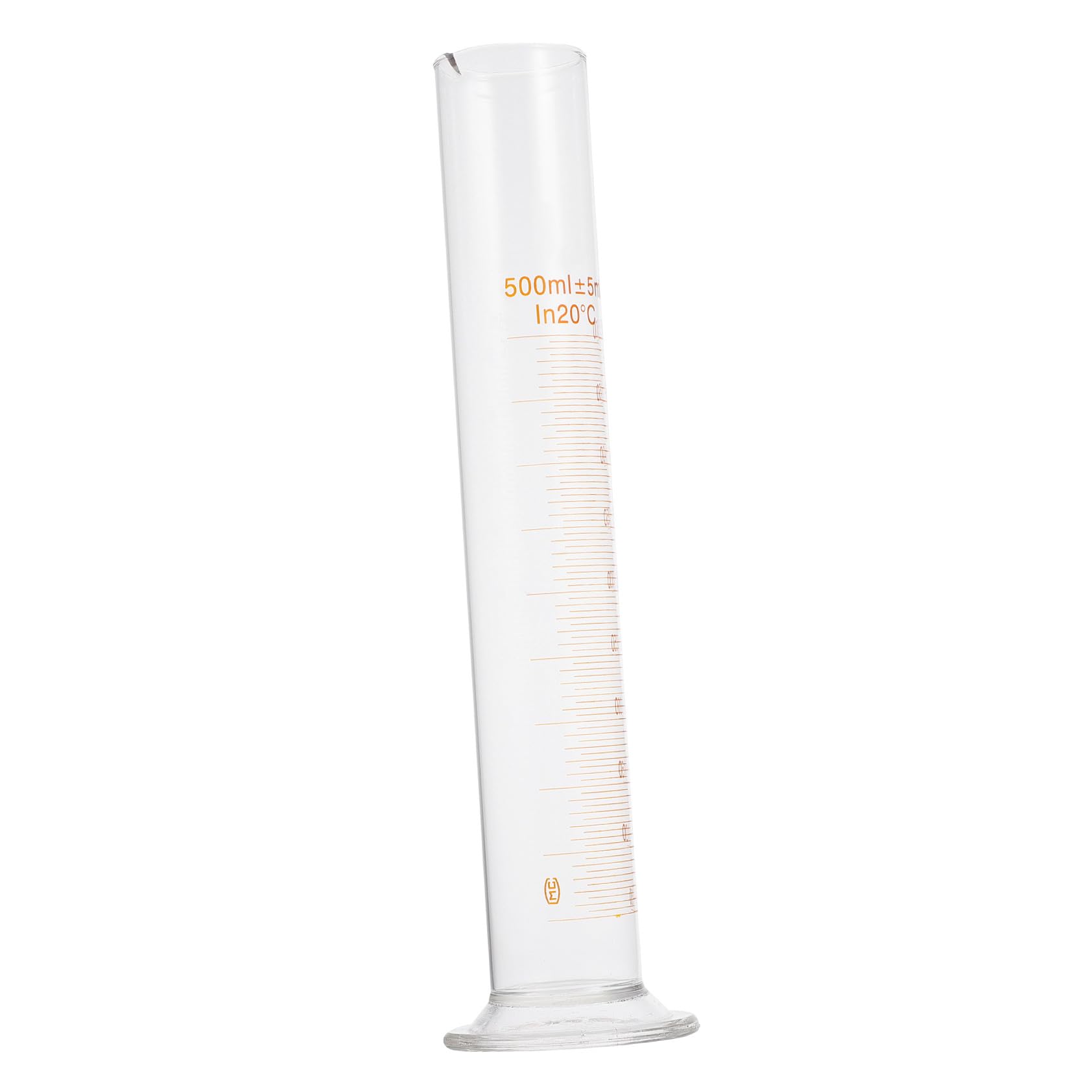 Hochborosilikat Messzylinder aus Glas 500ml für Chemie
