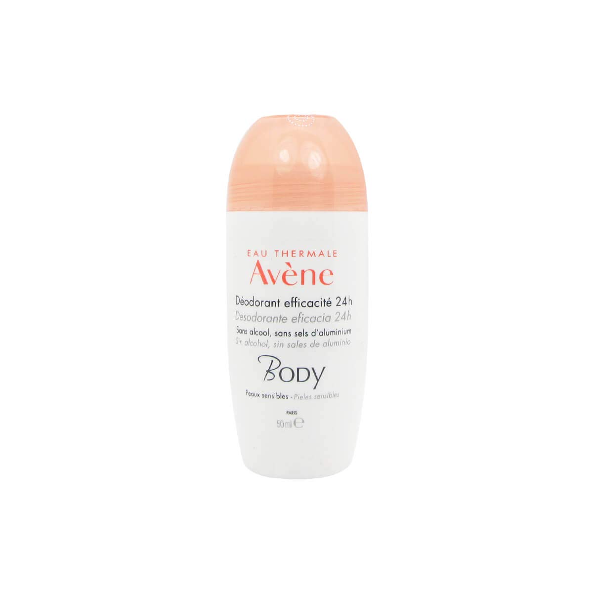 Avene Body Deodorant Roll-On 24H for Sensitive Skin 50 ml