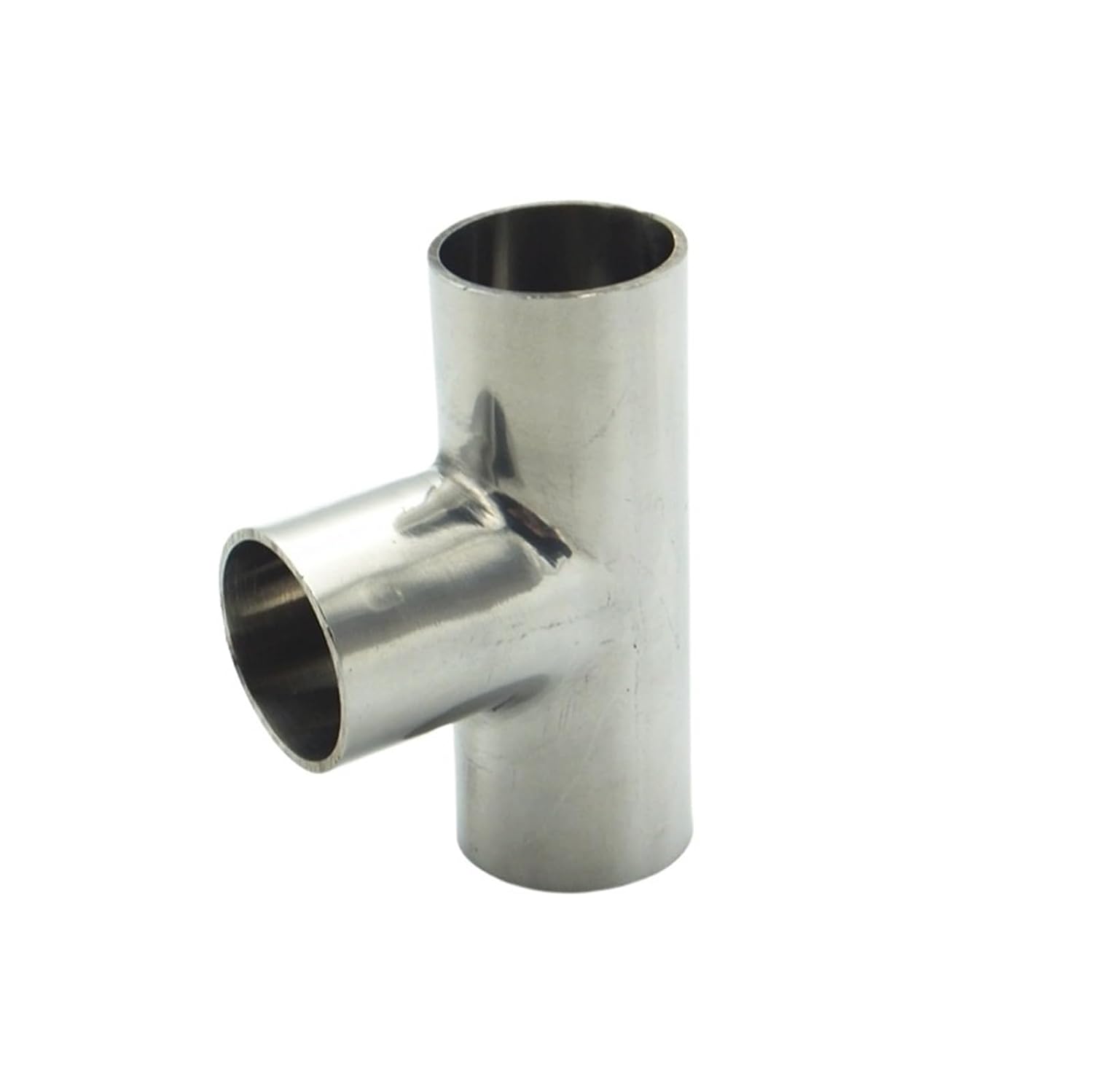 16mm 19mm 22mm 25mm 32mm 34mm 38mm42mm 45mm 51mm 57mm 63mm 76mm 89mm 102mm OD 304 Stainless Steel Weld Tee Pipe Fitting(63mm)