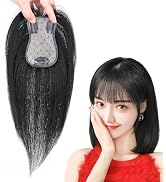 Amazon.co.jp: knnzk部分ウィッグ ヘアピース人毛 ポイントウィッグ