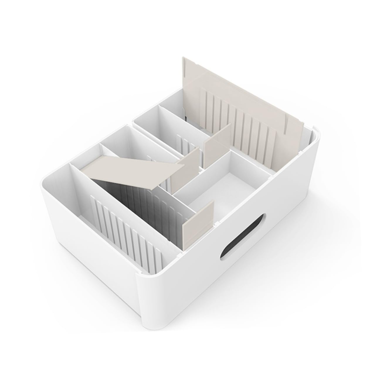 ETHZZLE Monitor Arms Desk Organizer with Drawer Notebook Computer Stand Desk Monitor Stand Riser Monitor Stands Computer Desk Storage Organizer Kickstand Wooden Monitor Riser Desktop White