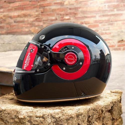 Image of SMK Retro Solid Full Face Helmet, Pinlock 70 Ready, ISI DOT ECE Certified