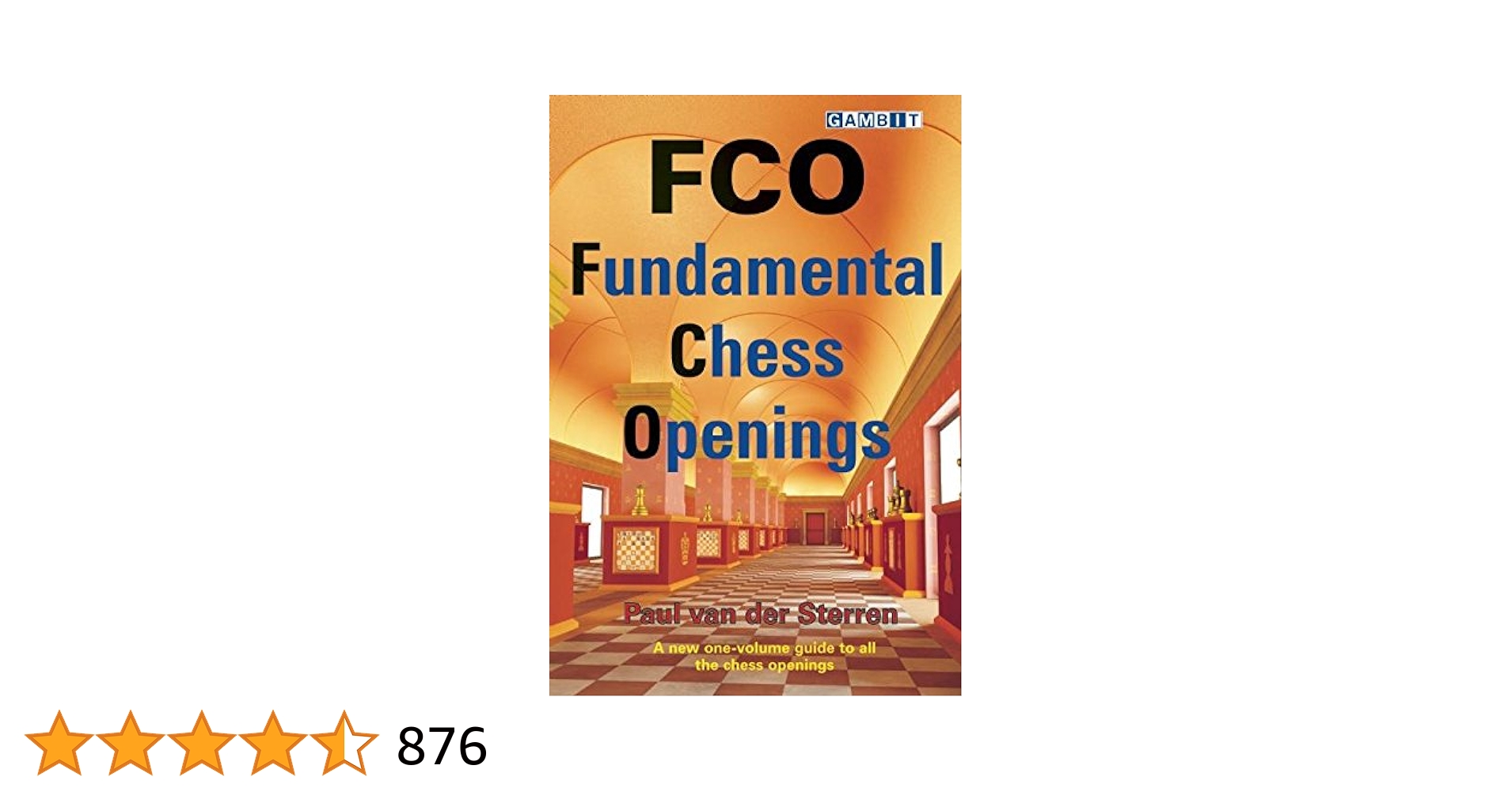 洋書　FCO：Fundamental Chess Openings（チェス教本） Amazon | FCO - Fundamental Chess Openings | Van Der Sterren