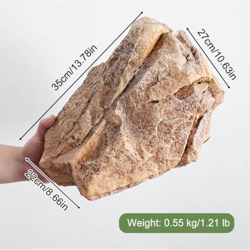 Roca artificial resistente a la intemperie para tapar desperfectos y tubos de riego 3