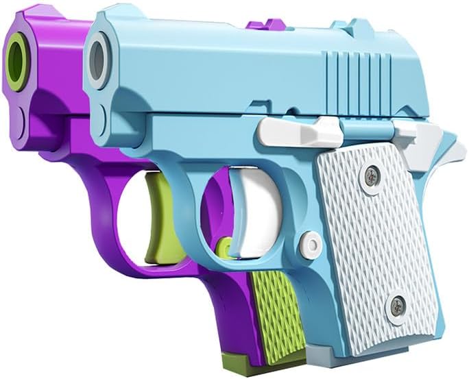 1911 - Pistola pequeña impresa en 3D, juguetes para aliviar el estrés para adultos, adecuados para aliviar el TDAH, la ansiedad, juguetes adecuados