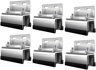 Photovoltaik Dachbox Montagehalterungen Edelstahl Zubehör für mehr Stabilität und Sicherheit während der Reise (6-teilig)
