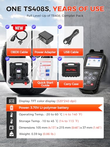 Autel Maxitpms Ts408S, 2024 Tpms Relearn Tool Updated Of Ts401 Ts408 thumb #7
