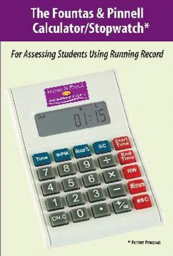Fountas & Pinnell Benchmark Assessment System Calculator/Stopwatch-image-7