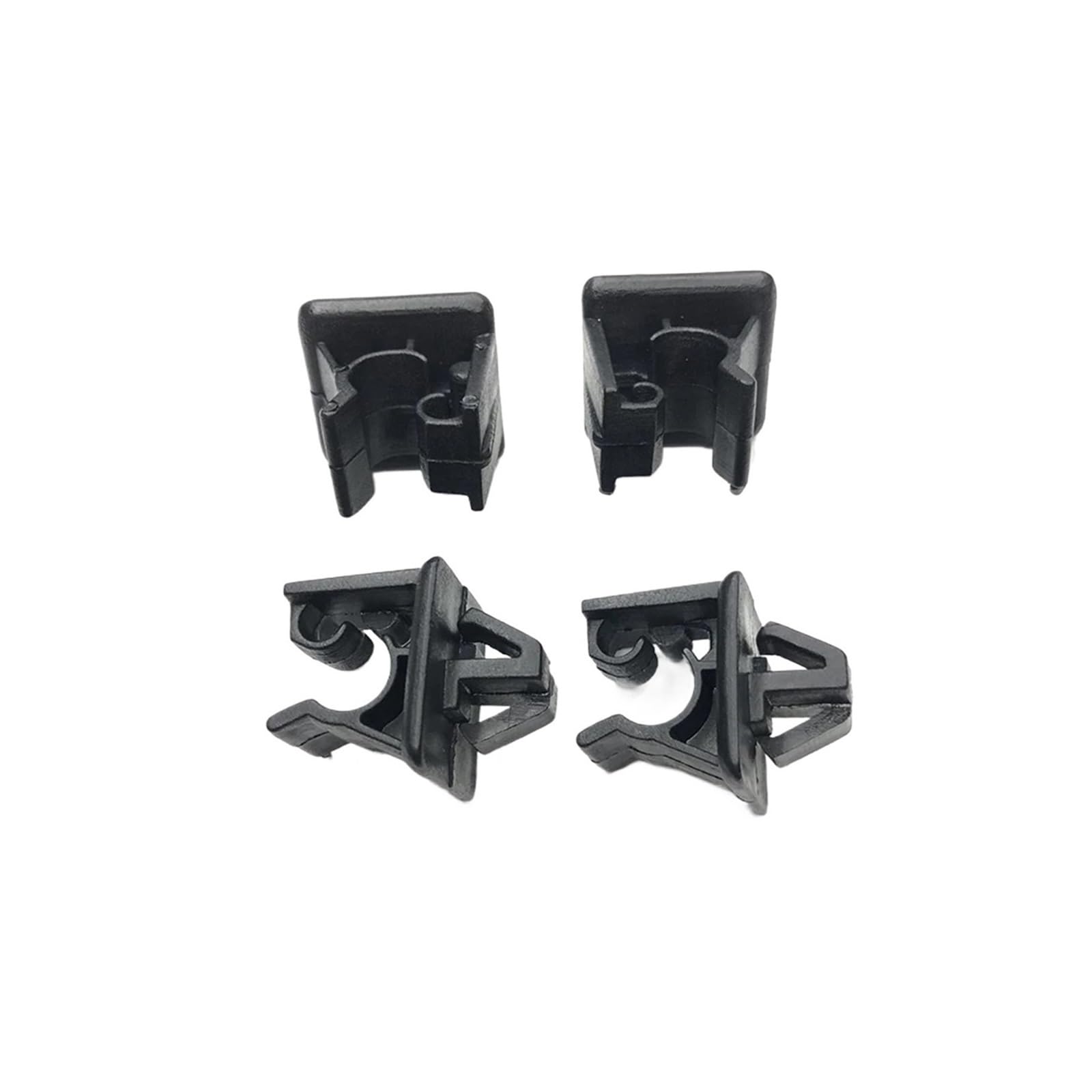 FDCSKINX 20/10Pcs Clips Fastener Black Car Bonnet Hood Prop Support Rod Clamp Clip Kit Compatible 81174-21010 8117421010(20PCS)