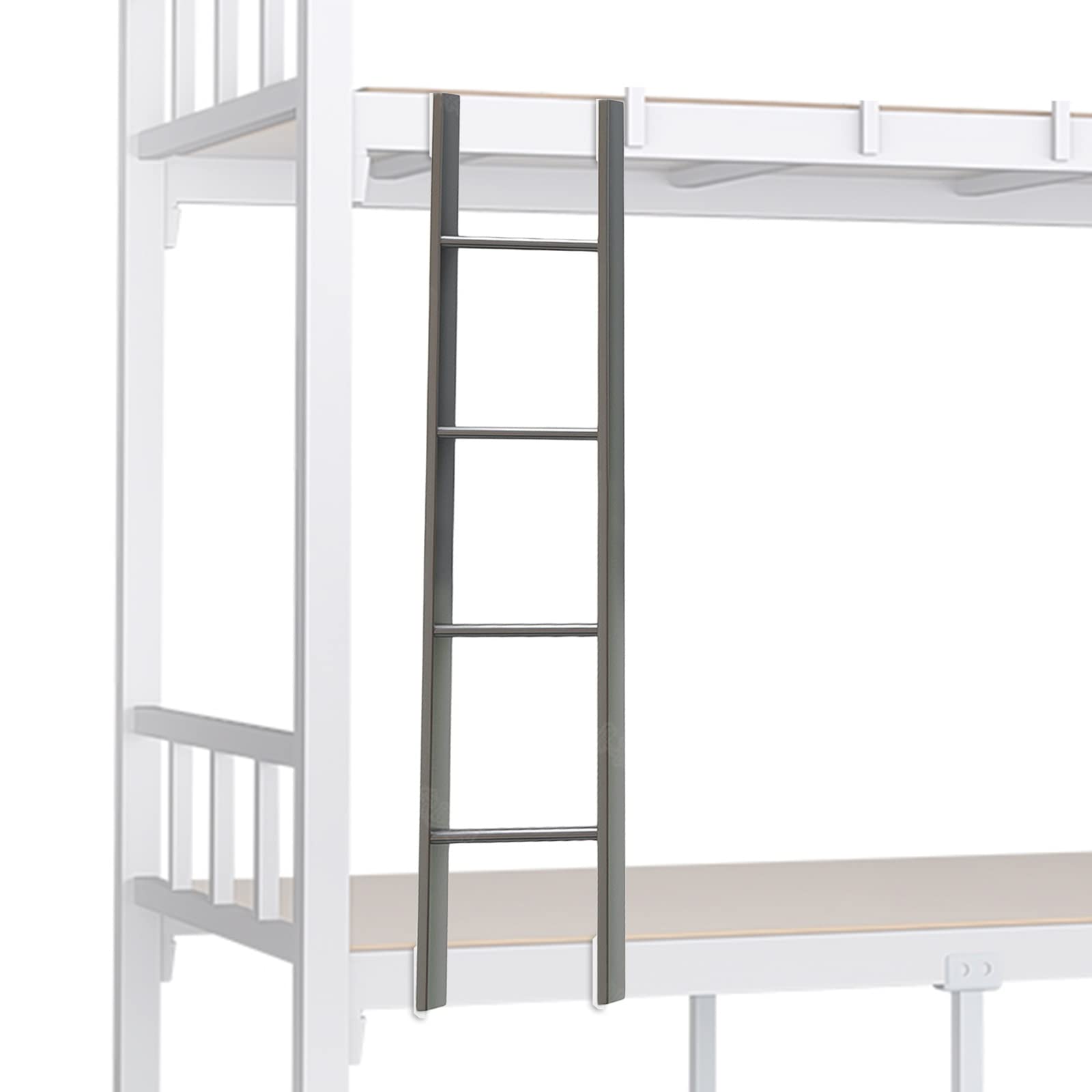 Échelle en métal pour lit superposé stable avec crochets réglables anti-chute pour dortoir