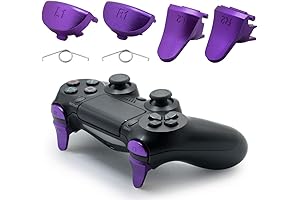 Replacement Aluminum Metal Triggers for PS4 Pro/ PS4 Slim Controller, Aluminum Metal...