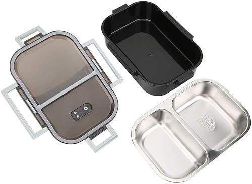 Miniatura 7 de Niiyen Lonchera pequeña para niños, recipientes de almuerzo de 23.7 fl oz con asa, lonchera Bento portátil para niños, forro extraíble