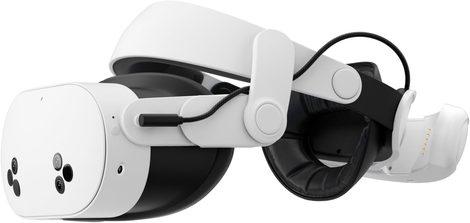 ANNAPRO A3 Max Battery Head Strap for Meta Quest 3/Quest 3S, 20W Fast Charging 10,800mAh Magnetic Battery, Ultimate Comfort & Extended Playtime Compatible with Quest 3S/3 Accessories, White