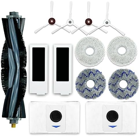 Filtres Pour Aspirateur Robot Airzeen J10 - Lot De 8 Filtres HEPA Lavables + 1 Brosse