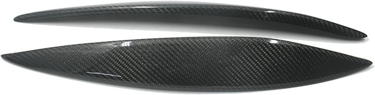 NURCIX Accesorios para Cejas de los Faros del automóvil, para Vauxhall Opel Zafira B 2006-2011,Carbon Fibre Look