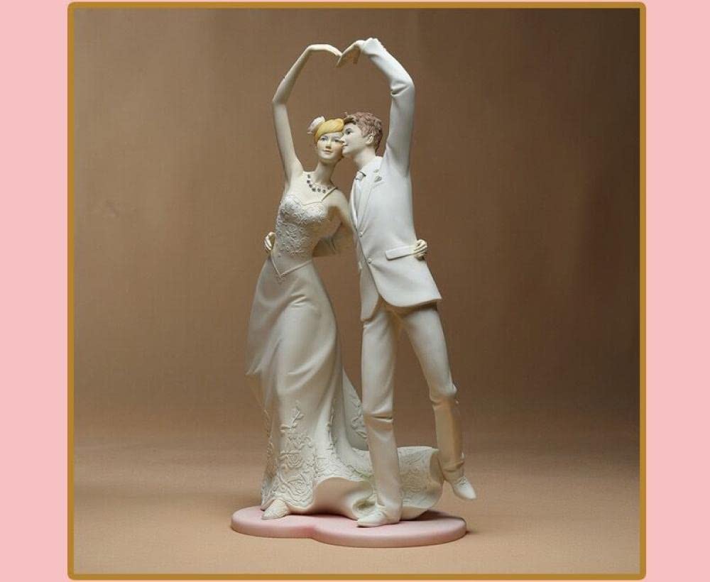Estatuas De Decoración Amantes Estatua Adorno Parejas Estatuilla Escritorio Decoración San Valentín
