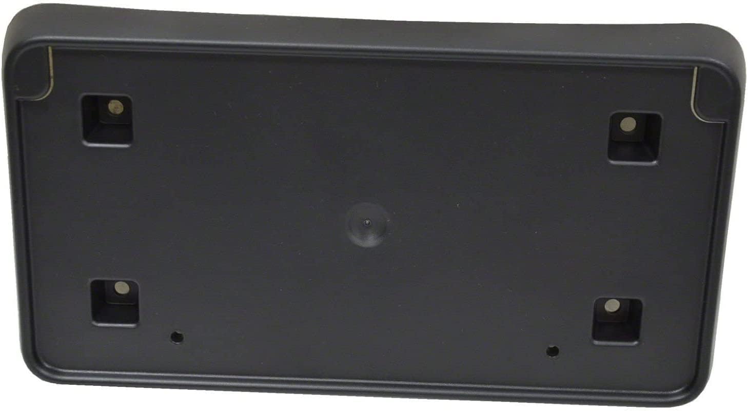 I-Match Auto Parts Front License Plate Frame Bracket, Black Textured Plastic Finish for 2014-2016 Jeep Grand Cherokee 68144511AB CH1068124