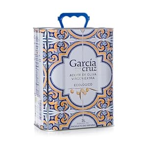 García de la Cruz – Biologische extra vergine olijfolie (EVOO) – Premium Meestermolenaar – 3 l blik