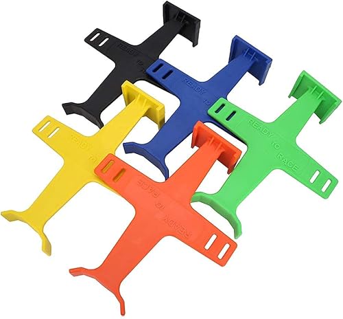 Miniatura 15 de Soporte universal de suspensión, protección de horquilla, herramienta de transporte, amarre, sello, accesorios de plástico, para moto de cross Azul